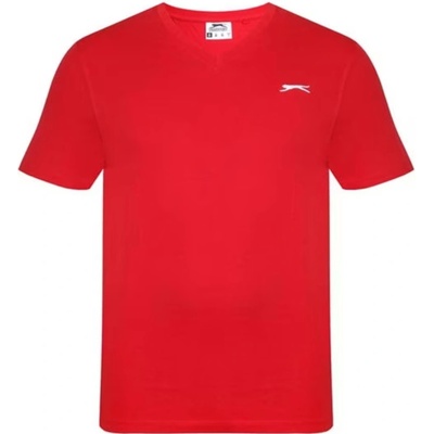 Slazenger výstřih do V tričko pánské Červená