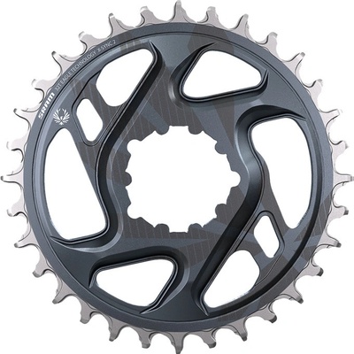 Prevodník SRAM X-SYNC 2 Direct Mount 6mm Offset 12s Lunar Grey - 34 zubov