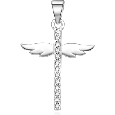 Beneto Hravý stříbrný přívěsek se zirkony AGH229