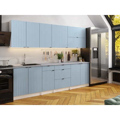 FRONTI Kuchyňská linka PEREA 260 cm Denim