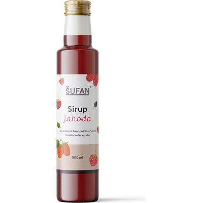 Šufán Jahodový sirup 500 ml