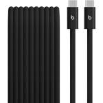 Apple Beats 240W USB-C to USB-C Braided Cable (3 m ) - Bolt Black (mhx64zm/a)