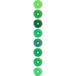 TITANUM Sequins 7mm 8 colors x 2.5g green