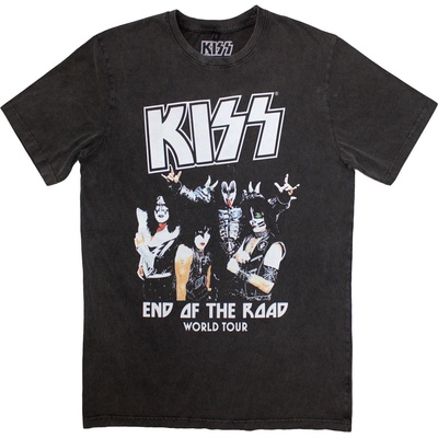Kiss End Of The Road World Tour (Stone Wash) Charcoal Grey M Риза (KISSSTNW61MC02)