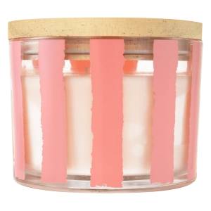 SOLVENT Import dod. PL Q Home свещ Peppermint Swirl Pink 312 г