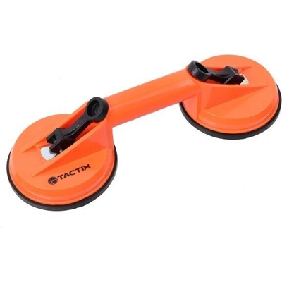 Двойна вендуза за стъкло TACTIX - 120 мм, до 40 kg (80 kg капацитет) (3553530)