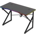 Huzaro Гейминг бюро Huzaro - Hero 1.7 RGB, черно (HZ-HERO 1.7 RGB BLACK) - digit