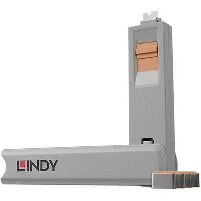 Lindy usb-c портов адаптер ключ оранжев (40428)