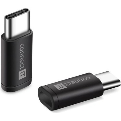 CONNECT IT Wirez adaptér, USB-C Male > Micro USB, /black