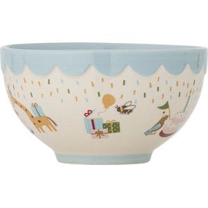 Bloomingville Mini Светлосиня/кремава глинена детска купичка ø 13, 5 cm Celebrate - Bloomingville Mini (82063155)