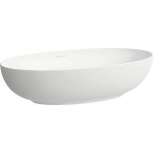 Laufen Il Bagno Alessi - Умивалник за монтаж върху плот 70x38 см, без преливник, без отвор за смесител, бял H8189777571121 (H8189777571121)