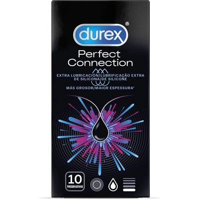 Durex - durex condoms Durex perfect connection silicone extra lubrification 10 units