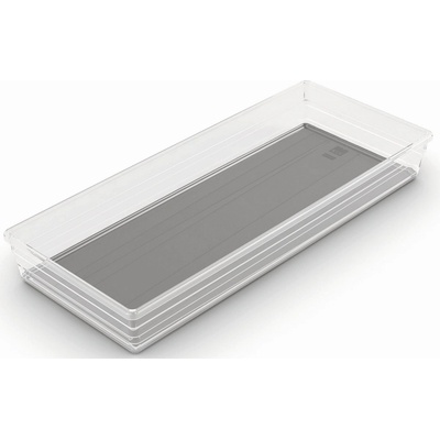 KIS Sistemo 8 Organizér 37,5 x 15 x 5 cm transparentní šedá 10017-A94