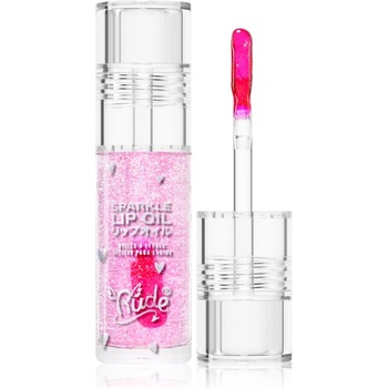 Rude Cosmetics Manga Collection Sparkle Lip Oil тониращо олио за устни с хидратиращ ефект цвят Mint 4 гр