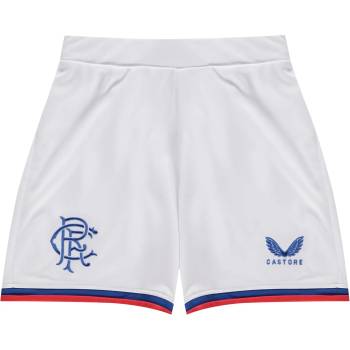 Castore Юношески къси панталони Castore Rangers FC Away Shorts Juniors - White/Red