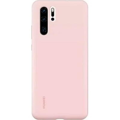 Huawei Оригинален силиконов кейс Silicone Case за Huawei P30 , Розов