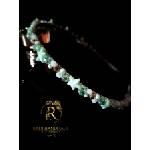 Radi handmade Диадема за коса със зелени звезди и кристали (590)