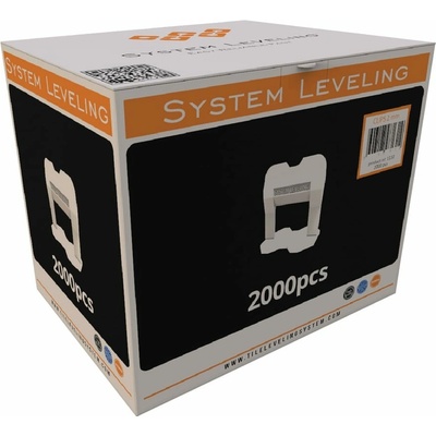 System Leveling nivelačné spony 2 mm
