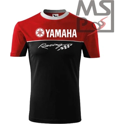 Tričko s motívom Yamaha Racing červené