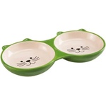 Ferplast Izar bowl-зелена двойна купа за котка 0, 230 л (71089600)