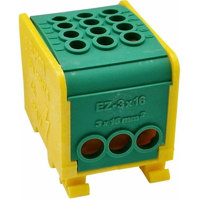 Elektro Bečov U316D24 Distribuční blok DTB 3×16 žluto-zelená