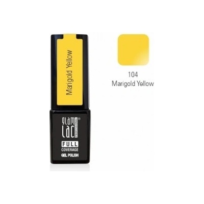 GlamLac Gel lak žlutý 104 Marigold Yellow 6 ml