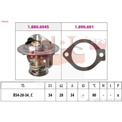 Termostat, chladivo EPS 1.880.694 (1880694)