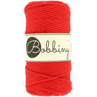 Bobbiny Macrame Cord Classic Red 3mm 100m