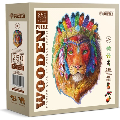 Wooden City - Puzzle Mystic Lion - 250 piese