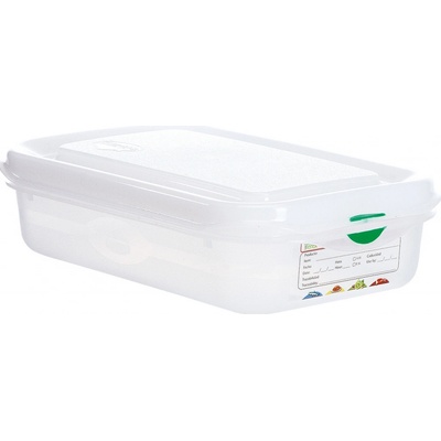 Denox gastronádoba GN1/4 s víkem GASTRONOX, 65 mm, polypropylen, objem 1,8 L, hermetická 12400_030