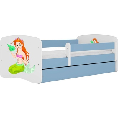 Kocot kids Babydreams morská panna modrá se šuplíkys matrací