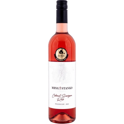 Mrva & Stanko Cabernet Sauvignon Rosé Polosuché Jasová 12,5% 0,75 l (čistá fľaša)