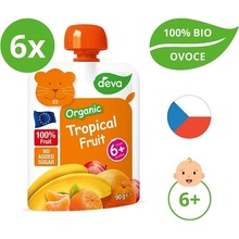 DEVA bio tropické ovocie 6 x 90 g