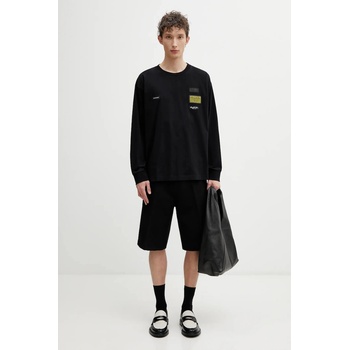 MM6 Maison Margiela Памучна блуза с дълги ръкави MM6 Maison Margiela (SH0NH0023.M20170.900)