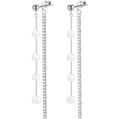 Majya stříbrné náušnice PALMIRA 11682