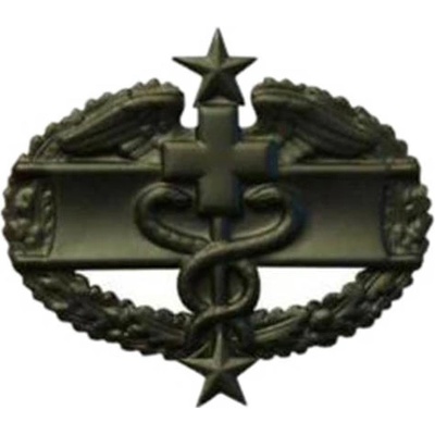 Armáda U.S. Odznak US COMBAT MEDICAL 3rd AWARD ČERNÝ Barva: Černá