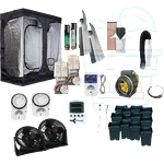 Mammoth Пълен комплект палатка за отглеждане на растения Mammoth Pro 240 x 120 x 200см / 2 x 600W (56546)