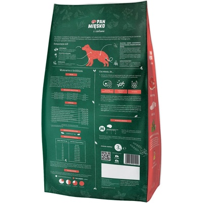 Pan Mięsko s bylinkami Hovězí maso s králičími křupinkami M 3 kg