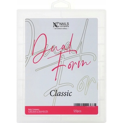 Nails Company Dual Form Classic transparentné 120 ks