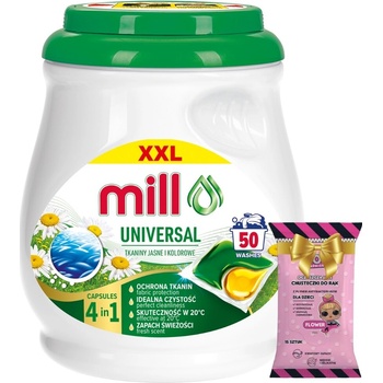 Mill Professional Univerzálne kapsule na pranie 50 PD + Darček