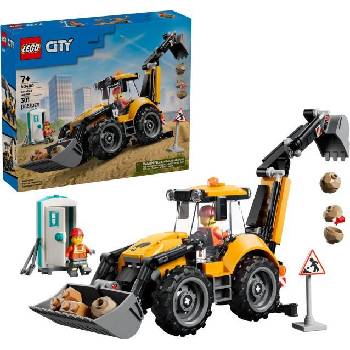 Image 1 of LEGO® City - Yellow Backhoe Loader (60480)