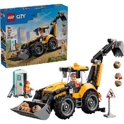 LEGO® City - Yellow Backhoe Loader (60480)