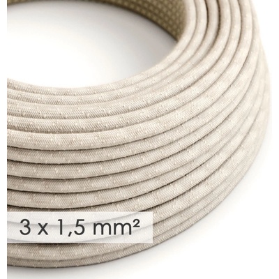 Creative Cables 3x1,5mm² přírodní neutrál 1 m