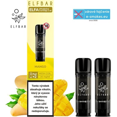 Elf Bar Elfa Pod cartridge Mango 20 mg 2Pack