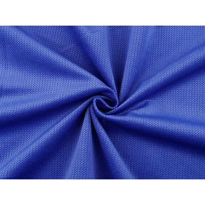 Velvet / samet strukturovaný jednobarevný Varianta: 5 modrá královská, Balení: 1 m