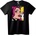 NOONEBRAND Тениска Поп Арт Розова Коса - 2XL, Black