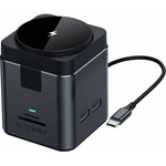 BlitzWolf Хъб за свързване на допълнителна периферия за устройства с USB-C и безжично зареждане - BlitzWolf 9-in-1 USB-C Hub BW-TH17 (BW-TH17)