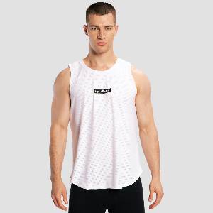 GymBeam Мъжки топ Combat White L