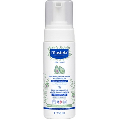 Mustela Bébé Stelatopia Foam Shampoo dětský zklidňující šampon pro děti s extrémně suchou a atopickou pokožkou 150 ml
