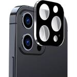 Techsuit Протектор за камера за iPhone 16 Pro / iPhone 16 Pro Max - Пълно стъкло за камера - Черен